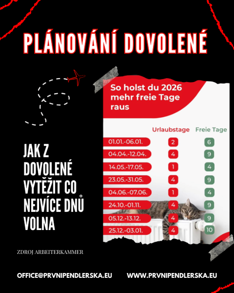 Rezervujte DOVOLENOU chytře